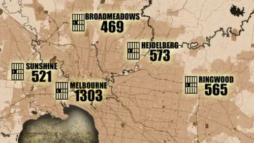 The number of bail breaches have fallen across Victoria this year. 