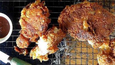 Recipe:&nbsp;<a href="https://kitchen.nine.com.au/2016/06/06/12/33/crispy-fried-chicken" target="_top">Crispy fried chicken</a>