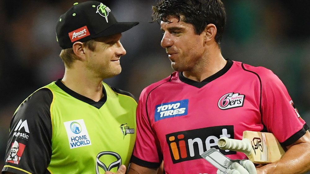 BBL: Sydney Sixers get first win of the season against Thunder