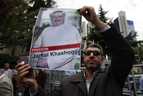 Meanwhile, protests have been launched outside the consulate for the freedom of press and for the revelation of Khashoggi's whereabouts.