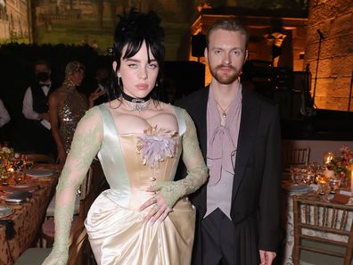 Billie Eilish and Finneas O'Connell attend The 2022 Met Gala Celebrating "In America: An Anthology of Fashion" at The Metropolitan Museum of Art on May 02, 2022 in New York City. 
