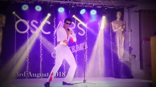 A video of Mr Nizamdeen impersonating Elvis at a party has been doing the rounds on Facebook.