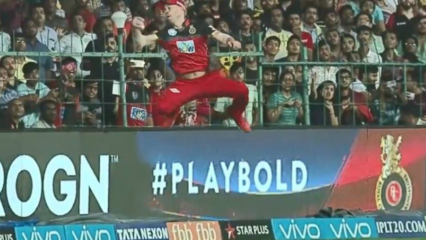 AB de Villiers puts on a show during IPL clash with a pair of stunning highlights