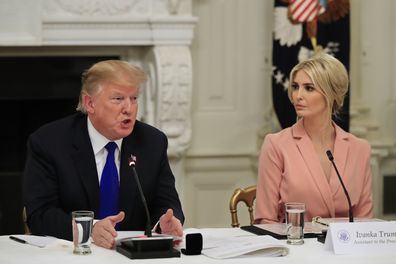 Ivanka Trump with President Donald Trump