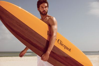 Hotel Clicquot - Veuve Clicquot surfboard