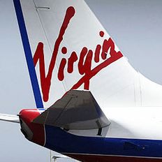 Virgin Blue passenger jet tail (Getty)