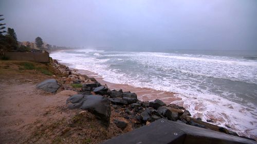 Heavy surf smashed Collaroy beach north of Sydney and other parts of the NSW coastline.