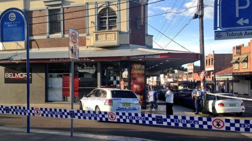 Police have established a crime scene. (9NEWS)