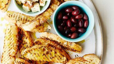 Recipe: <a href="http://kitchen.nine.com.au/2017/04/18/15/33/toasted-turkish-fingers" target="_top">Toasted Turkish fingers</a>