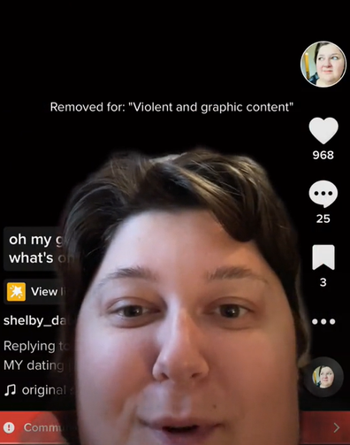 tiktok video almost banned due to graphic photo also used on dating profile