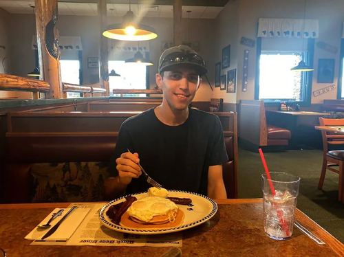 A social media photo of the alleged shooter of Charlie Kirk.