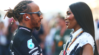 Lewis Hamilton and Naomi Campbell