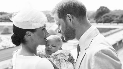 Meghan Harry Archie christening