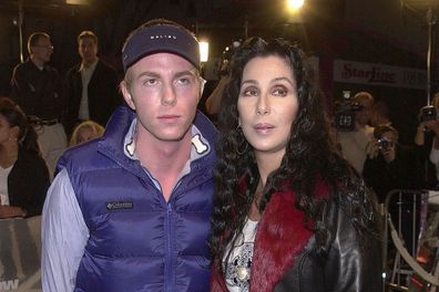 Cher with her son Elijah Blue Allman in 2001.