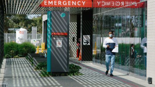 The Northern Beaches Hospital in Frenchs Forest, Sydney, has had a COVID-19 scare.