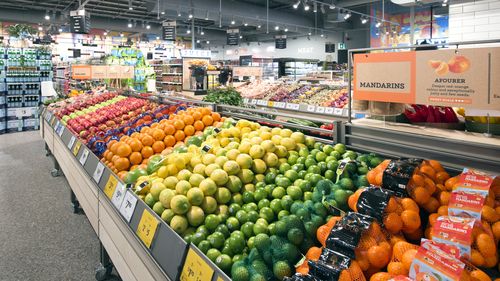 Un supermarché local Coles à Brighton, Victoria est l'un des 16 magasins proposant des produits locaux.