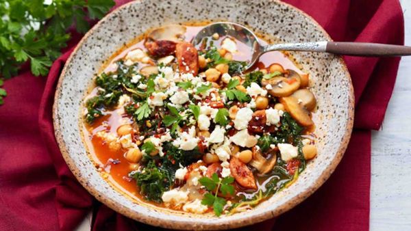 Lyndi Cohen's Nude Nutritionist chickpea and chorizo stew