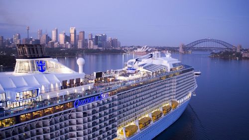 Royal Caribbean's first Sydney cruise will sail from Sydney for New Zealand on October 21, followed by Brisbane on November 9.