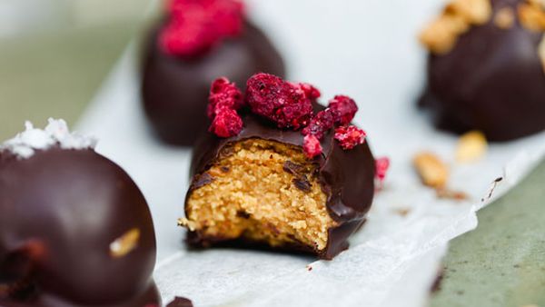 F&F peanut butter truffles