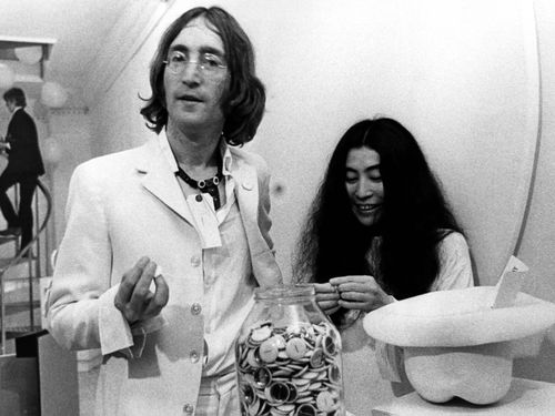 John Lennon and Yoko Ono pictured in 1968.