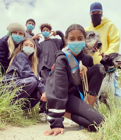 Heidi Klum, children, Instagram photo, coronavirus masks