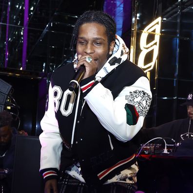 A$AP Rocky performs during Bilt Rewards X Wells Fargo Launch Event at SUMMIT at One Vanderbilt on March 28, 2022 in New York City.