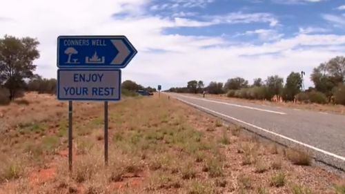 The allegedly unprovoked attack occurred at a remote rest stop. (9NEWS)