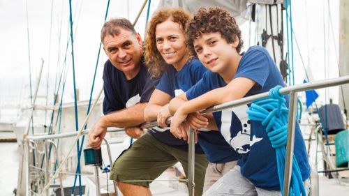 North Queensland tourism operator Perry Jones and family