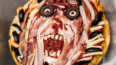 Zombie pizza by Prudence Straite for IGA
