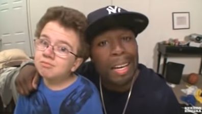 Keenan Cahill with 50 Cent