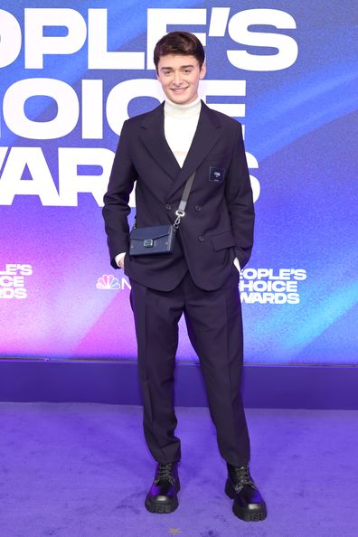 Noah Schnapp from Stranger Things at the People's Choice Awards on December 6, 2022.