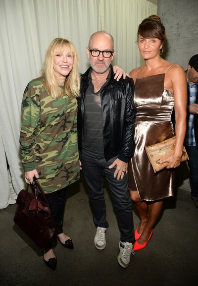 Courtney Love, Michael Stipe and Helena Christensen.