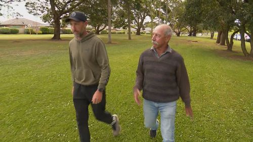 Pam Cook's family revealed she stood today for the first time since the shark attack at Beachport jetty in South Australia.