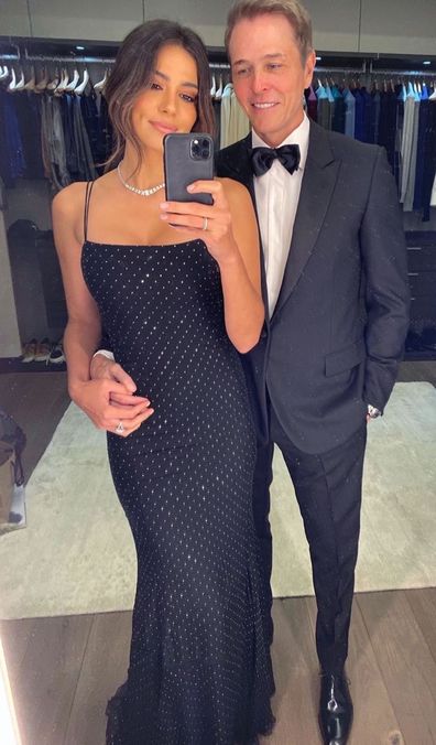 Pia Miller, Patrick Whitesell, engagement ring, photo, Oscars