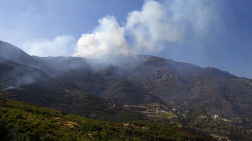 The fires were sparked on Monday. (AFP)