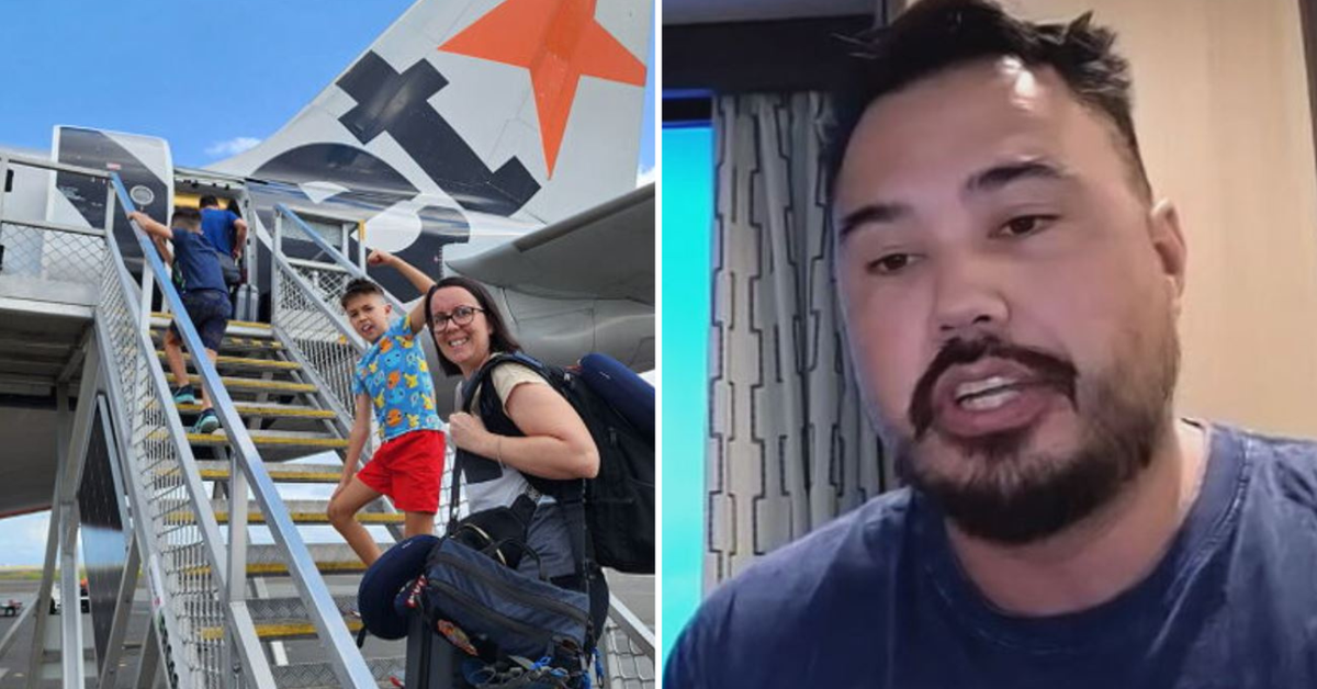 Australijski ojciec, nazywany idiotą, wyskoczył z samolotu, aby zrobić zdjęcie swojej rodzinie na pasie startowym