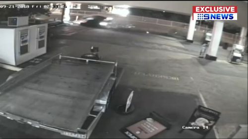 The Charlestown crash was caught on CCTV.