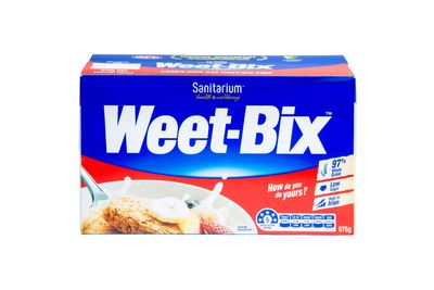 Weet-Bix: a quarter of a teaspoon of sugar