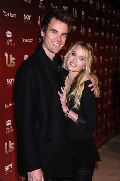 Tyler Hilton and Megan Park arrives at US Weekly's Hot Hollywood 2009 party at Voyeur on November 18, 2009 in West Hollywood, California.