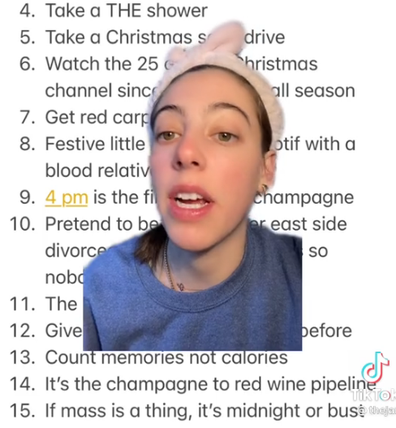 Woman on TikTok shares her strict Christmas Eve rules