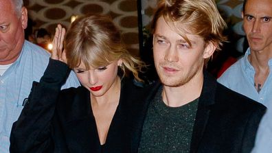 Taylor Swift and Joe Alwyn depart Zuma on October 06, 2019 in New York City. 