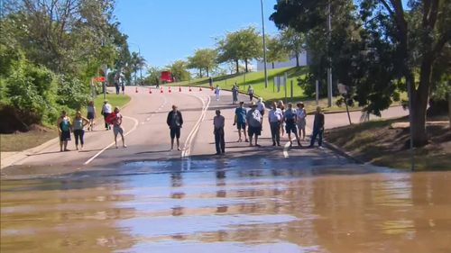 The Hawkesbury Highway is pretty much the only way in and out of North Richmond. Hawkesbury NSW floods