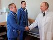 Putin makes first visit to wounded Russian veterans