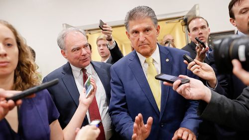 The remaining undecided Democrat, Senator Joe Manchin, said minutes after he will also support Mr Kavanaugh.