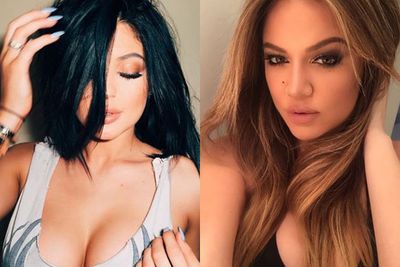 Erm, where did they come from?<br/><br/>Kylie Jenner sparked boob job rumours earlier this month, after posting this super-busty snap to social. According to the star, it's all because of Victoria's Secret...and <I>not</I> because of Dr. 90210's magical hands. <br/><br/>Days after the Kylie-drama, Khloe tousled her locks for her followers, making faux-love to her iPhone camera.