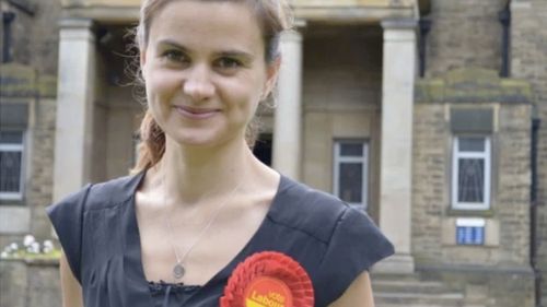 Opposition Labour MP Jo Cox was killed overnight when a man shot her three times and stabbed her in the street in northern England. (Supplied)