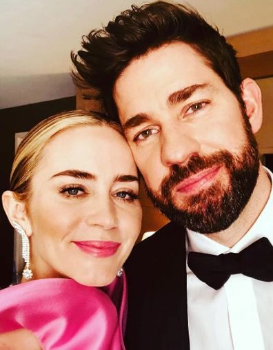 John Krasinski and wife Emily Blunt.