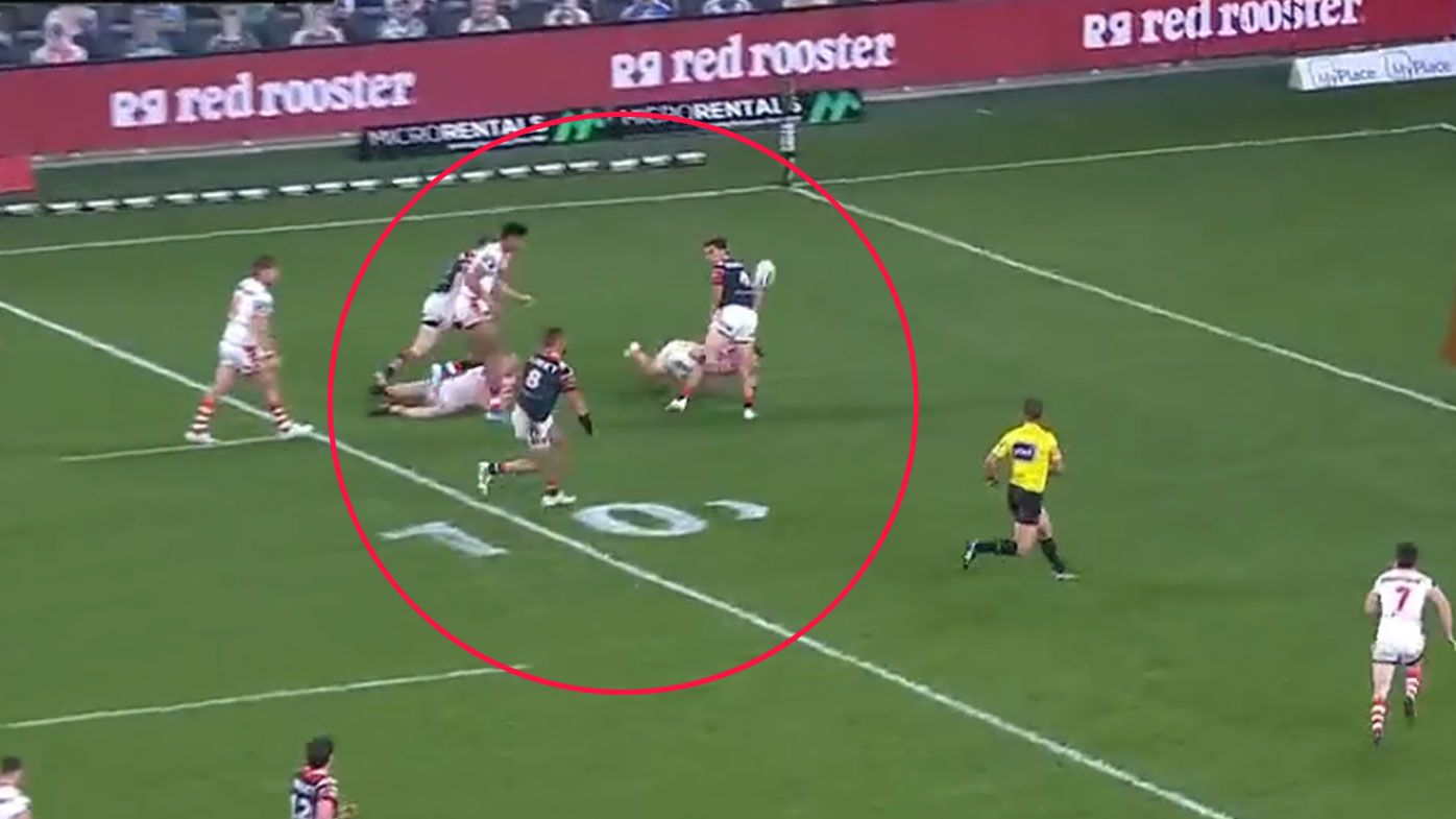 Sydney Roosters star Joseph Manu stuns commentators with 'freakish' play 