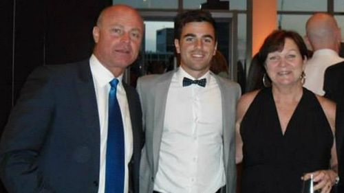 The Sunbury couple with their son, James. (Supplied)