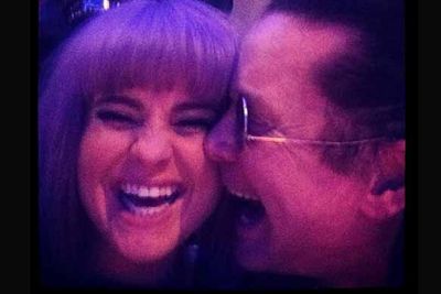 @kellyosbourne: "My Dadda is the best person on earth to go to #hollywood parties with all we do is laugh because we can't take anything seriously! #grammys"